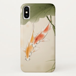 Capa Para iPhone X A carpa japonesa pesca a natação na lagoa de ló