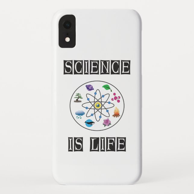 Capa Para iPhone, Case-Mate A ciência é vida (Verso)