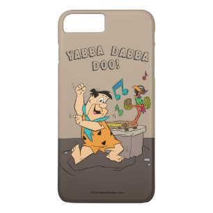 Capa iPhone 8 Plus/7 Plus A dança do Flintstone dos Flintstones   Fred