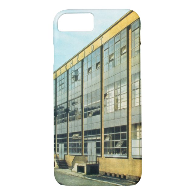 Capa Para iPhone, Case-Mate A fábrica de calçados do Fagus, projetada por (Verso)