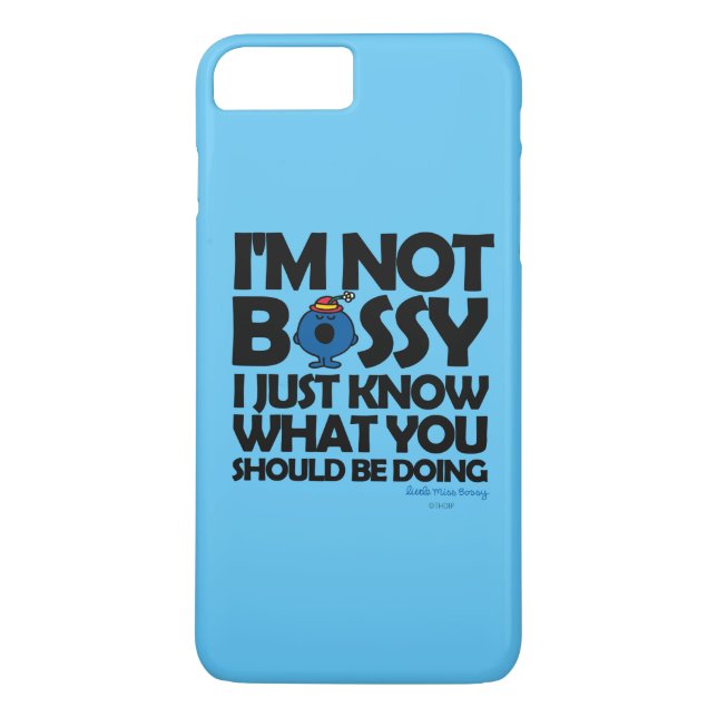 Capa Para iPhone, Case-Mate A Menina Bossy Sabe. (Verso)