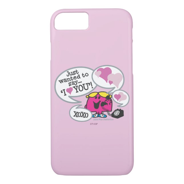 Capa Para iPhone, Case-Mate A Menina Chatterbox Diz Que Te Amo (Verso)