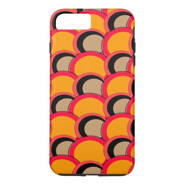 Capa Para iPhone, Case-Mate A modificação circunda a laranja (Verso)