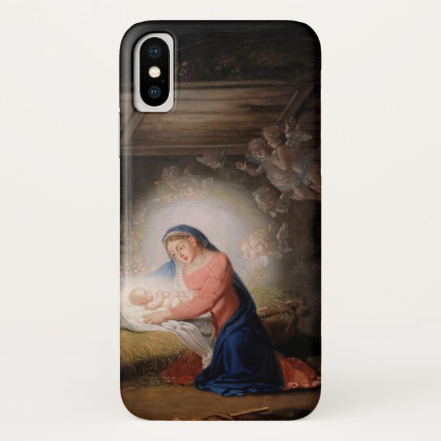 Capa Para iPhone, Case-Mate A Natividade do Cristo (por Vladimir Borovikovsky) (Verso)