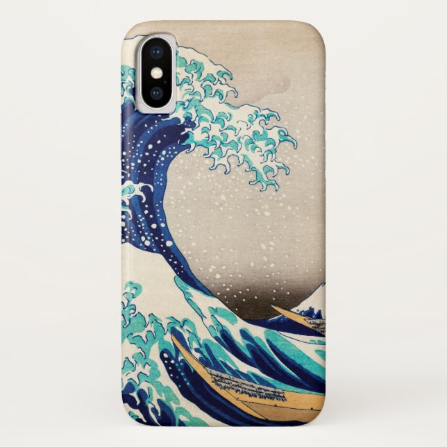 Capa Para iPhone, Case-Mate A onda do Excelente na Arte Japonesa de Kanagawa (Verso)