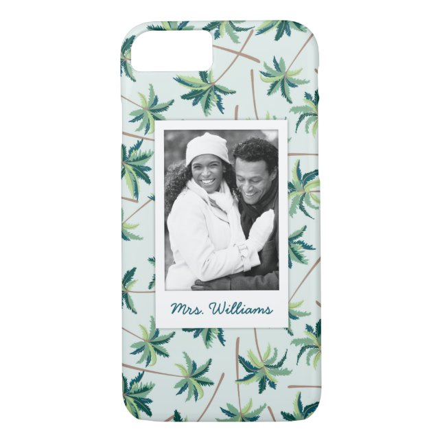 Capa Para iPhone, Case-Mate A palma tropical | do Foxtail adiciona sua foto & (Verso)