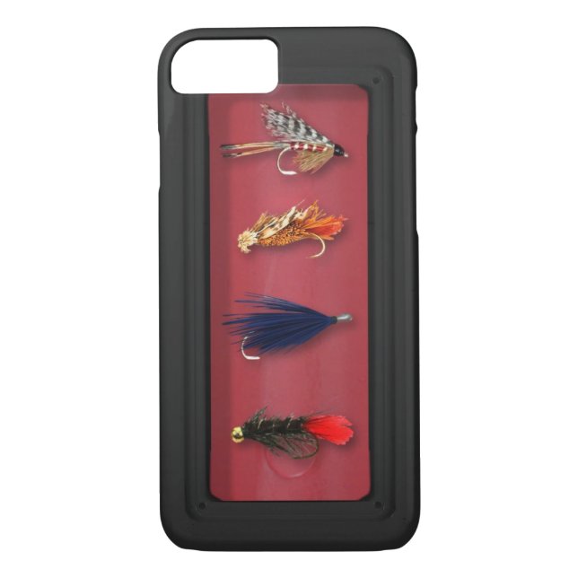 Capa Para iPhone, Case-Mate A pesca com mosca voa (Verso)