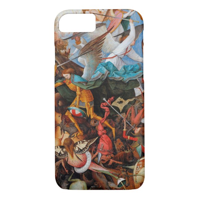 Capa Para iPhone, Case-Mate A queda dos anjos rebeldes, Pieter Bruegel (Verso)