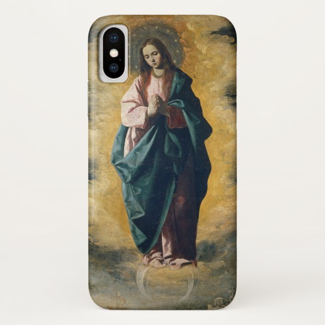 Capa Para iPhone, Case-Mate A Radiância Celestial da Imaculada Conceição Arte (Verso)