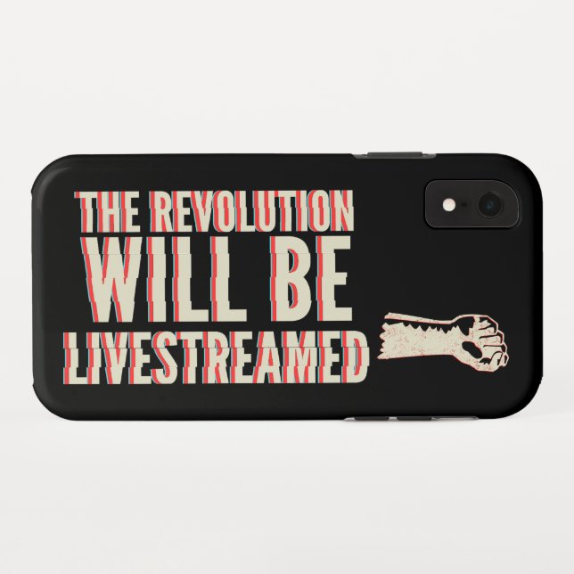 Capa Para iPhone, Case-Mate A Revolução Será Transmitida Ao Vivo (Verso (Horizontal))