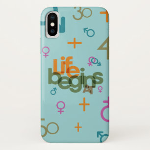 Capa Para iPhone Da Case-Mate A Vida Começa Em (Personalizar)