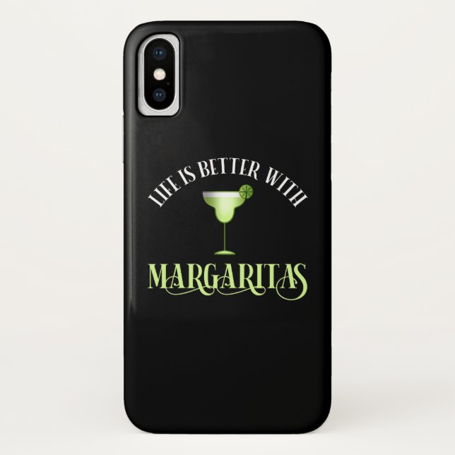 Capa Para iPhone, Case-Mate A Vida É Melhor Com Margaritas (Verso)