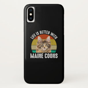 Capa Para iPhone Da Case-Mate A Vida É Melhor Com O Maine Coons