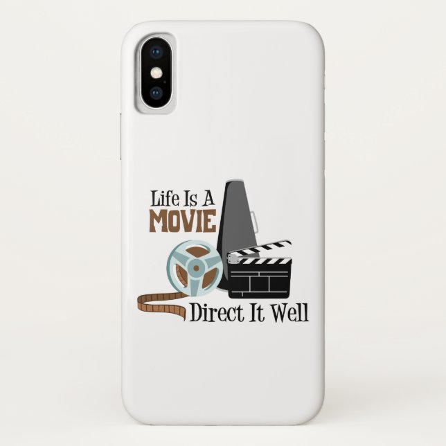 Capa Para iPhone, Case-Mate A Vida É Um Filme (Verso)
