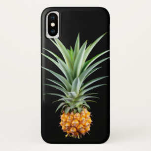 Capa Para iPhone Da Case-Mate Abacaxi com cabelo grande sobre fundo preto