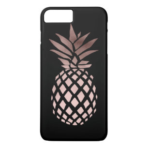 Capa Para iPhone Da Case-Mate abacaxi tropical do ouro cor-de-rosa claro