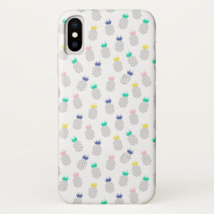 Capa Para iPhone X Abacaxis abstratos