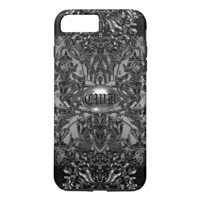 Capa Para iPhone, Case-Mate Abashamfrey Knight Monograma (Verso)