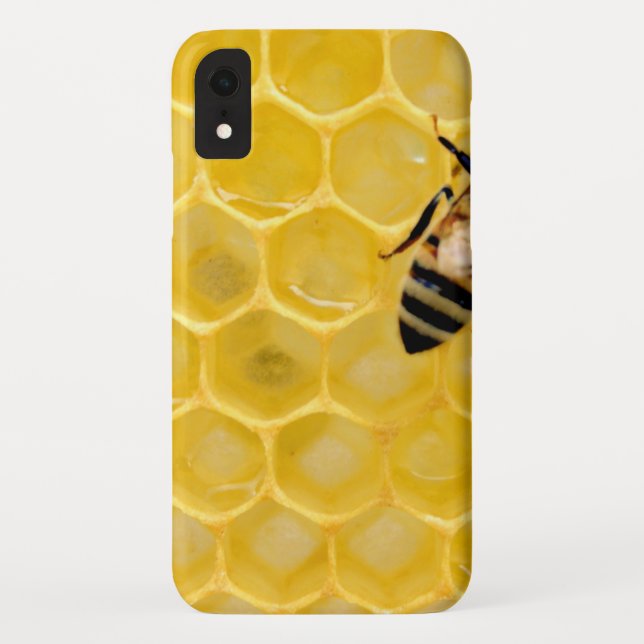 Capa Para iPhone, Case-Mate abelha e favo de mel (Verso)