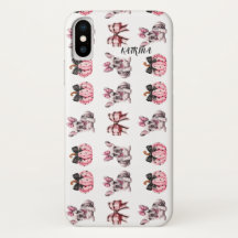 Abóbora-Arco de Bulldog do Halloween Coquette