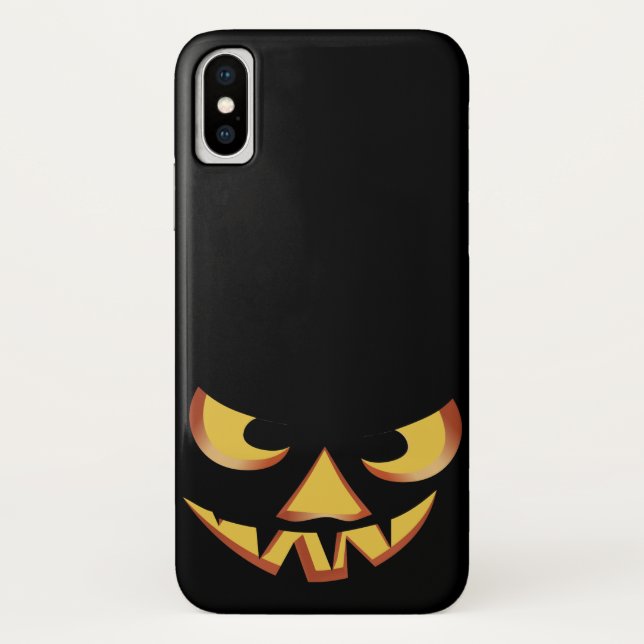 Capa Para iPhone, Case-Mate Abóbora Rosto 3 para o Halloween (Verso)