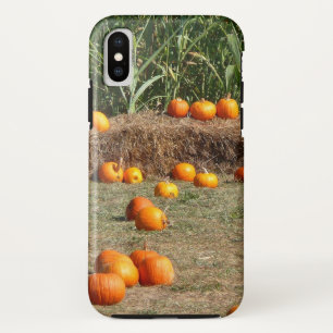 Capa Para iPhone Da Case-Mate Abóboras, Milho e Feno Fotografia da Colheita de O