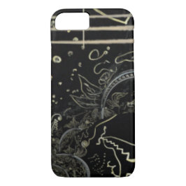 Capa iPhone 8/7 Abstrato Art Black