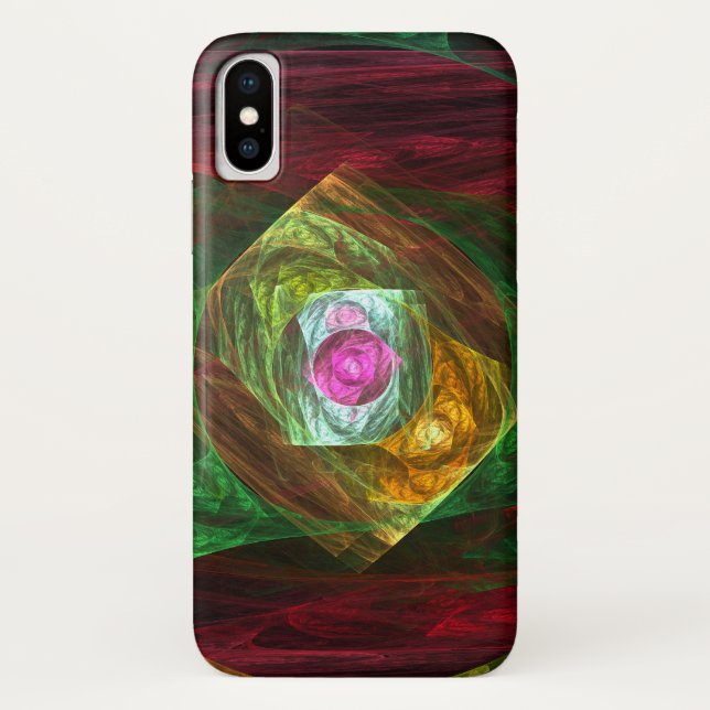 Capa Para iPhone, Case-Mate Abstrato de Conexões Dinâmicas (Verso)