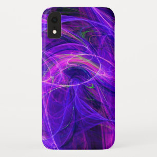 Capa Para iPhone Da Case-Mate Abstrato de FOTÃO Roxo Fraturas Azuis Roxas