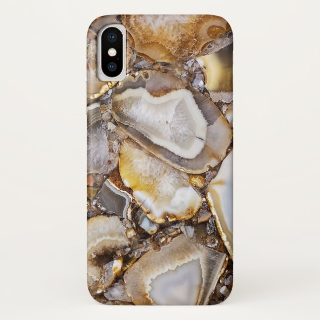 Capa Para iPhone, Case-Mate Abstrato de Geode (Verso)