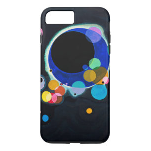 Capa iPhone 8 Plus/7 Plus Abstrato de Vários Círculos do Kandinsky