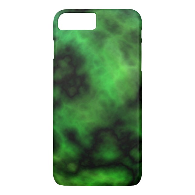 Capa Para iPhone, Case-Mate Abstrato do Funky Neon Green Emerald Halloween (Verso)