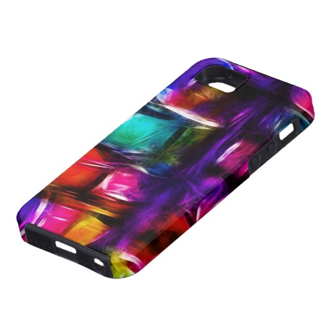 Capa Para iPhone, Case-Mate Abstrato do vitral [iPhone4] (Base)