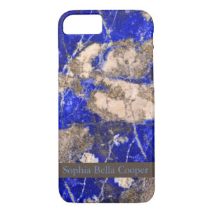 Capa iPhone 8/7 Abstrato Lapis Lazuli Blue Granite