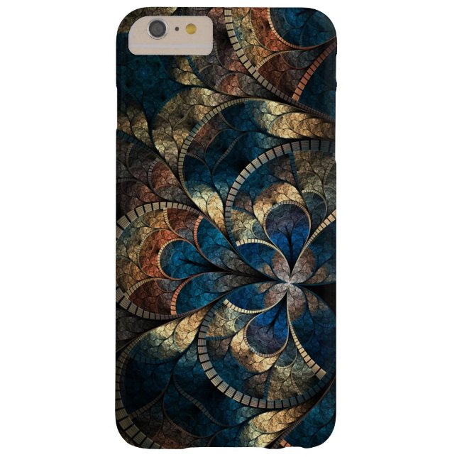 Capa Para iPhone, Case-Mate Abstrato Mosaico Blues iPhone 6 Pluss (Verso)