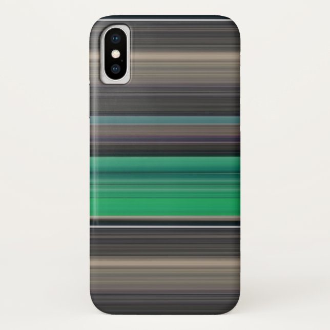 Capa Para iPhone, Case-Mate Abstrato nº 1: Verde e cinza (Verso)