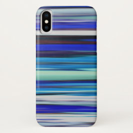 Capa Para iPhone X Abstrato nº 2: borrão azul