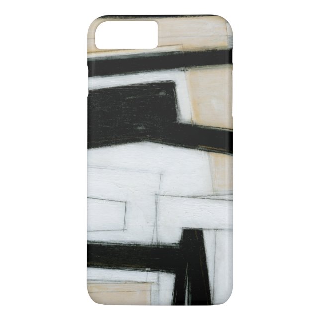 Capa Para iPhone, Case-Mate Abstrato preto e branco (Verso)