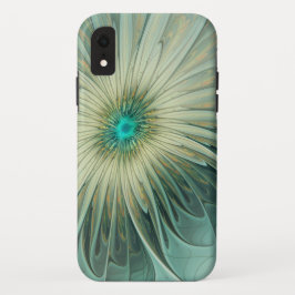 Capa Para iPhone Da Case-Mate Abstrato Sage Green Fantasy Flor Arte Fractal