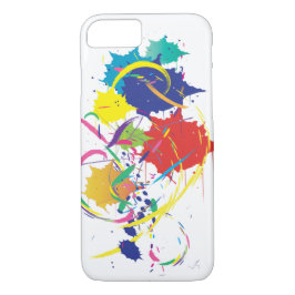 Capa iPhone 8/7 Abstrato Splatter Vetor Digital de Pintura Legal