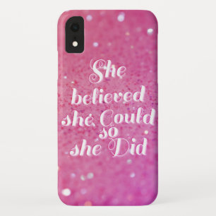 Capa Para iPhone Da Case-Mate Acreditou que poderia assim que fez