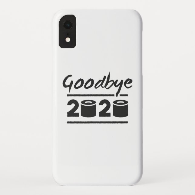 Capa Para iPhone, Case-Mate Adeus papel higiênico 2020 - acabou finalmente (Verso)
