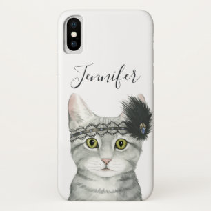 Capa Para iPhone Da Case-Mate Adicionar Seu Nome  Downton Cat