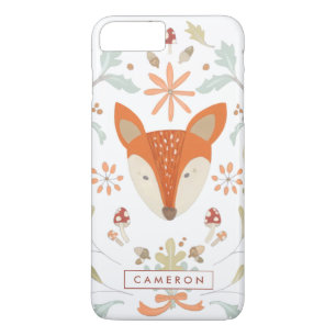 Capa Para iPhone Da Case-Mate Adicionar Seu Nome  Floresta Whimsical Fox