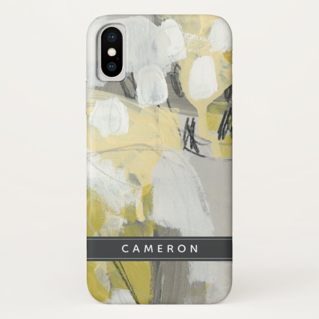 Capa Para iPhone, Case-Mate Adicione seu nome | Citron Mist (Verso)