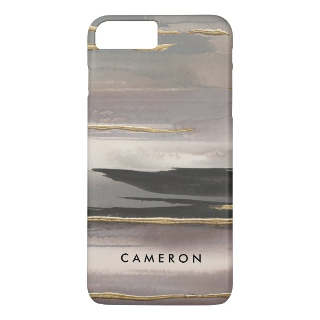 Capa Para iPhone, Case-Mate Adicione seu ouro dourado | conhecido da névoa II (Verso)