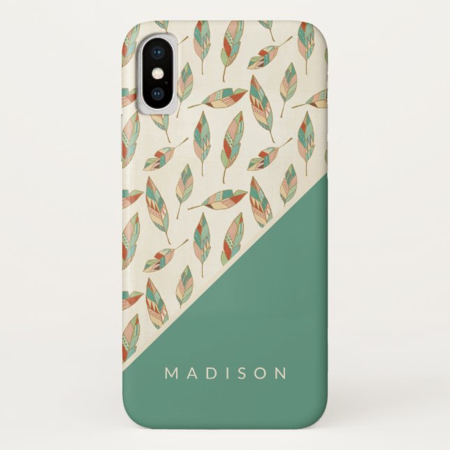 Capa Para iPhone, Case-Mate Adicione seu teste padrão | geométrico conhecido (Verso)