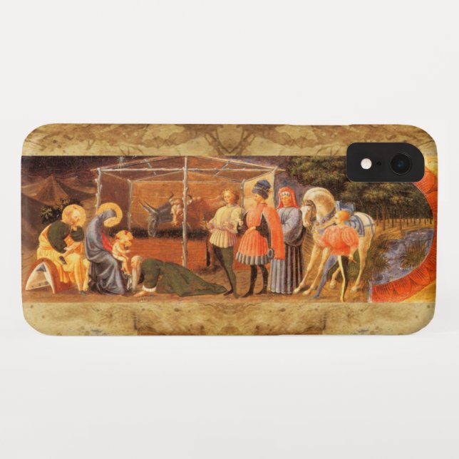 CAPA PARA iPhone, Case-Mate  ADORAÇÃO DO PARCEIRO DE NATIVIDADE DE MAGI (Verso (Horizontal))
