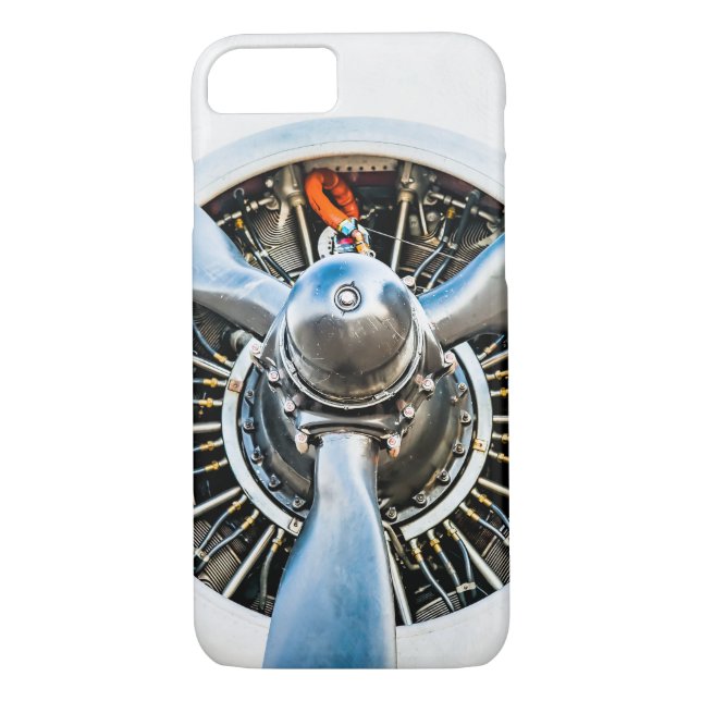 Capa Para iPhone, Case-Mate Aeronave Douglas DC-3. Hélice (Verso)