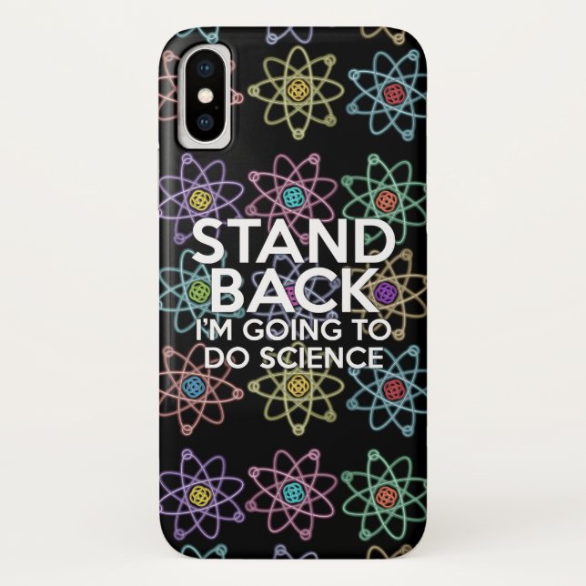 CAPA PARA iPhone, Case-Mate  AFASTE-SE VOU FAZER CIÊNCIA (Verso)